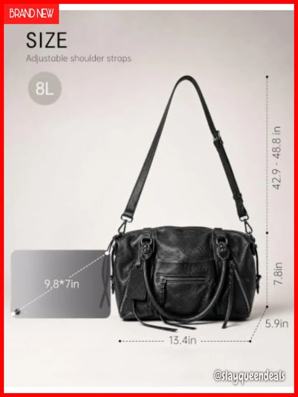 Babysun City Leather Tote Bag for Women